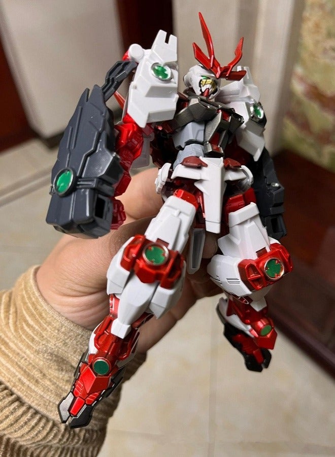 Sengoku Red Frame Mecha Model 1/144 Scale Assembly Kit Samurai Style Collectible Gift For Boys Girls Kids Birthday - Image 4